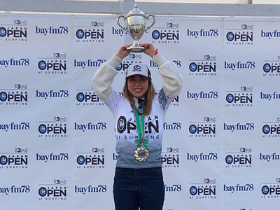 都筑有夢路選手が「ジャパンオープンオブサーフィン」で初優勝！ISA世界選手権の日本代表に決定。