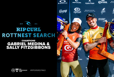 Gabriel Medina and Sally Fitzgibbons win the Rottnest Rip Curl Search! 