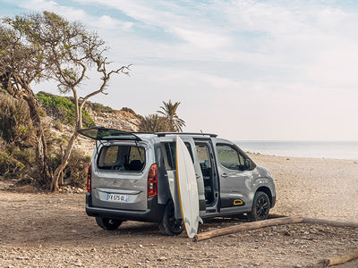 Longboards, lots of gear, and chill out. BERLINGO SURF EDITION by RIP CURL