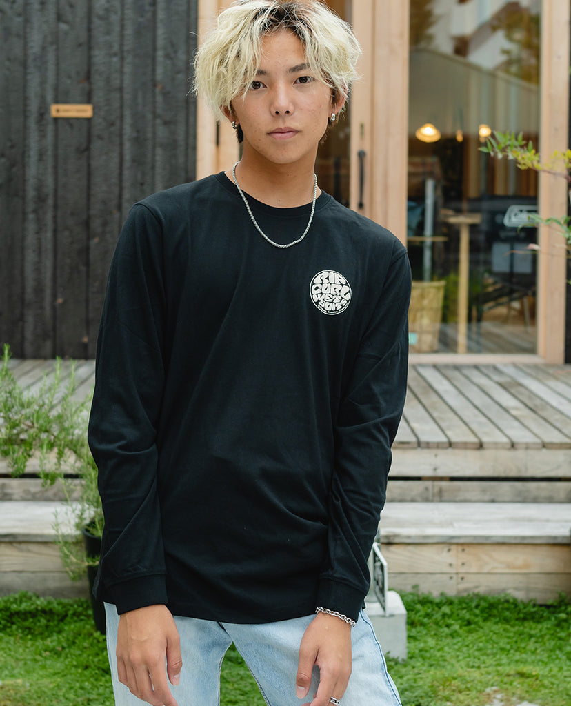 WETSUIT ICON L/S TEE メンズ レディース 長袖Tシャツ – Rip Curl Japan