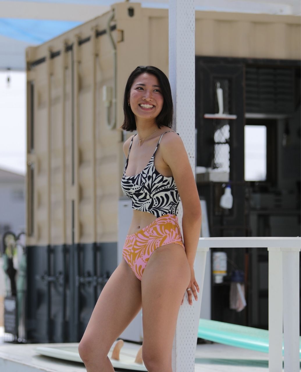[SALE] Women's AFTERGLOW SWIRL CHEEKY Swimsuit One Piece