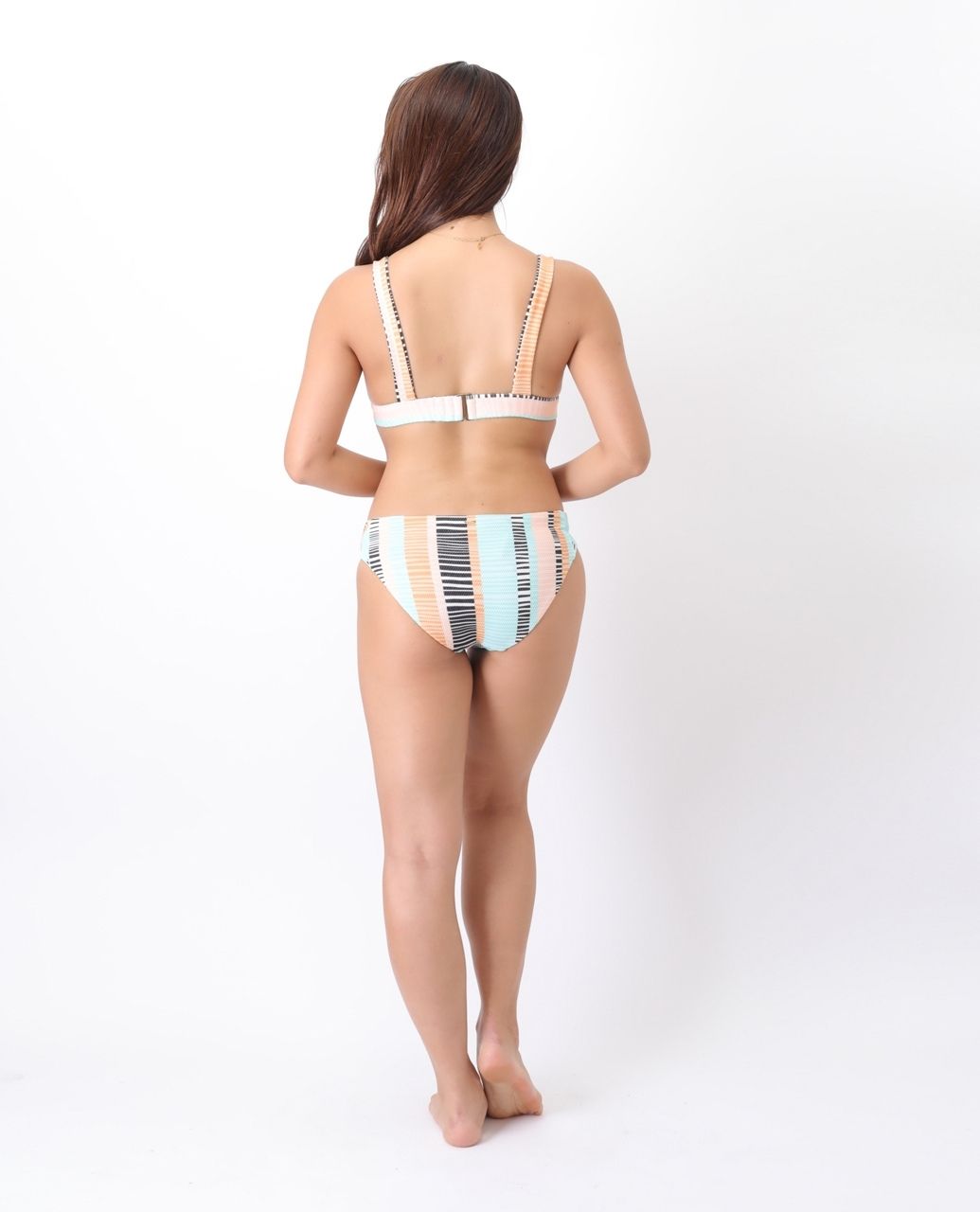 [SALE] Women's RIPPLE EFFECT CROP Bikini Set Tops