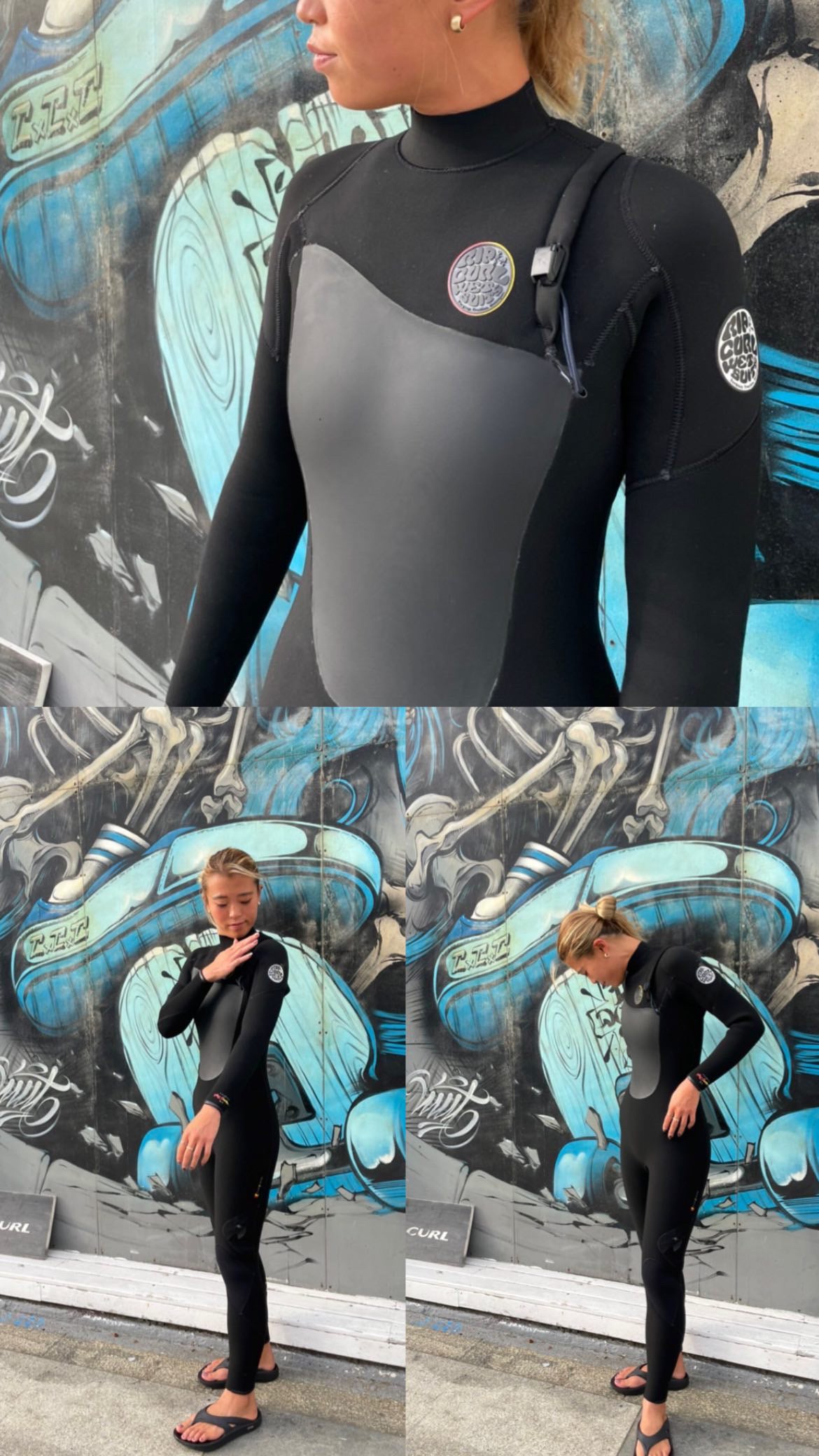 [SALE] [Winter] Women's F BOMB HEAT SEEKER E7 5/3mm zip-free semi-dry wetsuit